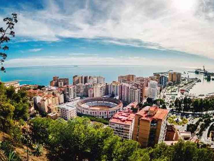 Hafen und Strandpromenade von Málaga